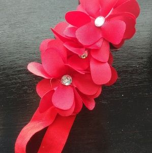 Boutique baby girl red headband